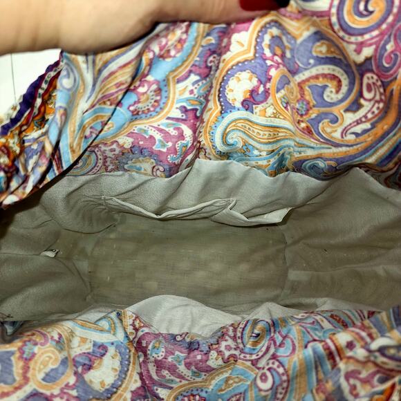 Straw Studio Tote Bag Resort Beach Rattan Handles Lined Boho Market Tote NWT - Picture 12 of 12